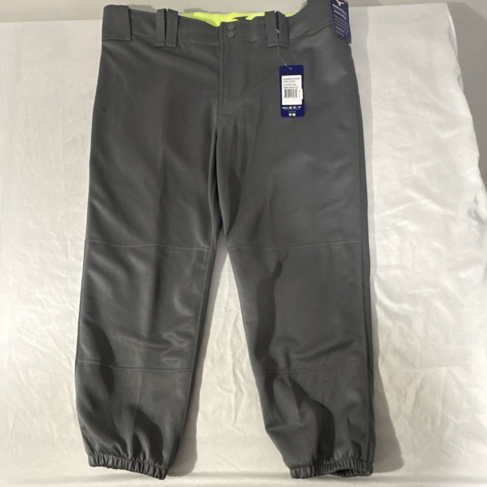 Mizuno Womens MVP Pro Softball Baseball Pants Charcoal Grey XL 350597.9292.07.XL